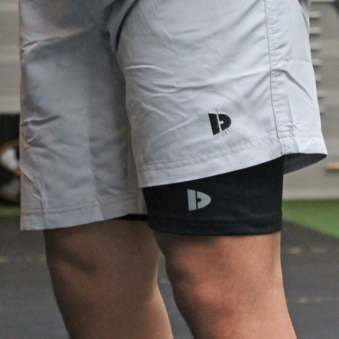 Donnay Heren - Compressie Short 23cm - Zwart