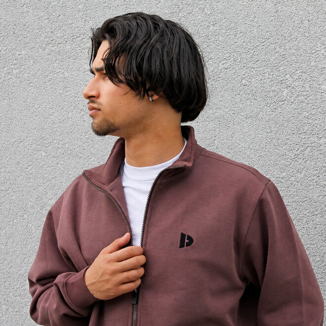 Donnay Heren - Vest met kraag Bryan - Brown