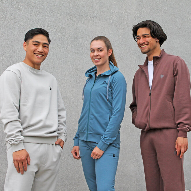 Donnay Dames - Stretch Vest met capuchon Jale - Denim Blue
