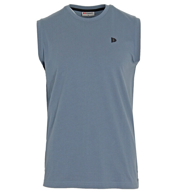 Donnay Heren - Mouwloos T-shirt Stan - Blue Grey