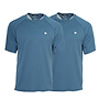 Donnay Heren - 2-Pack - Sport T-shirt André - Denim Blue