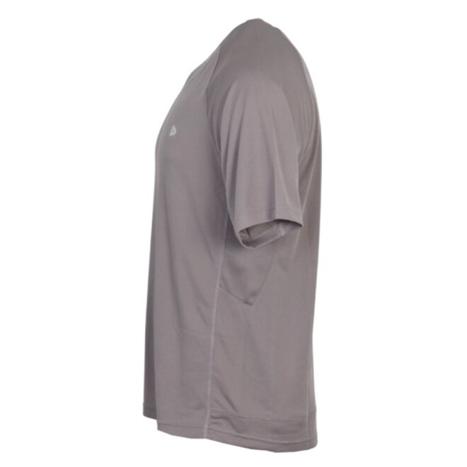 Donnay Heren - 2-Pack - Sport T-shirt André - Steel Grey & Denim Blue
