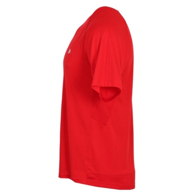 Donnay Heren - 2-Pack - Sport T-shirt André - Poppy Red & Denim Blue