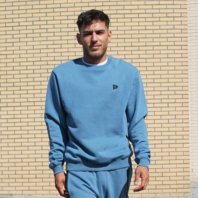 Donnay Heren - VEP Fleece Crew Sweater (450040) - Denim Blue