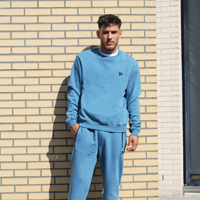 Donnay Heren - VEP Fleece Crew Sweater (450040) - Denim Blue