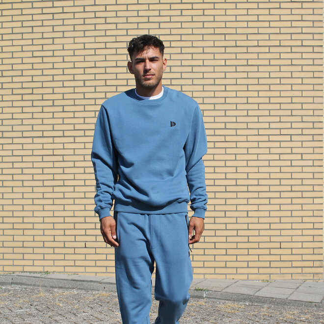 Donnay Heren - VEP Fleece Crew Sweater (450040) - Denim Blue