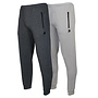 Donnay Heren - 2-Pack - Joggingbroek Jack - Donkergrijs & Light Grey