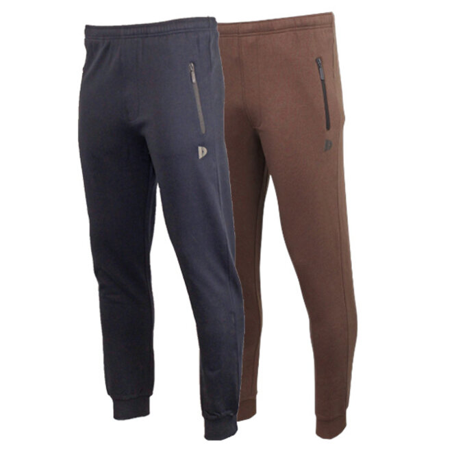 Donnay Heren - 2-Pack - Joggingbroek Jack - Navy & Brown