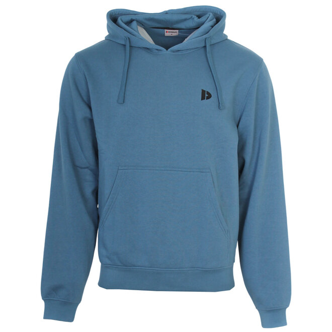 Donnay Heren - 2-Pack - Sweater met capuchon Sem - Zwart & Denim Blue
