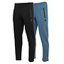 Donnay Heren - 2-Pack - Joggingbroek rechte pijp Sky - Zwart & Denim Blue