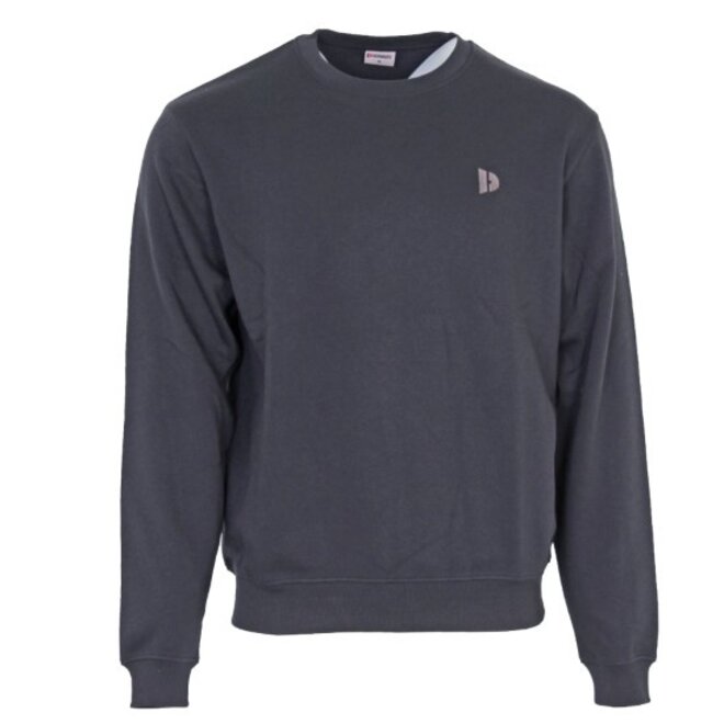 Donnay Heren - 2-Pack - Fleece Crew Sweater Dean - Navy & Brown