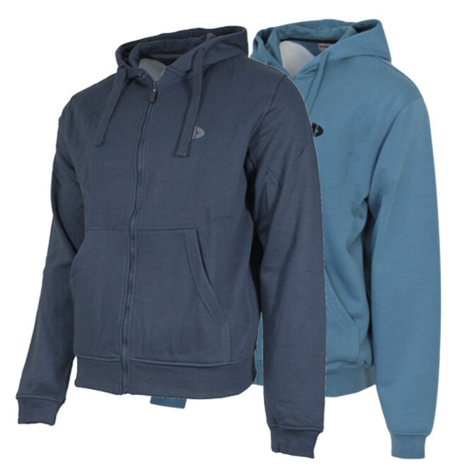 Donnay Heren - 2-Pack - Vest met capuchon Bruce - Navy & Denim Blue