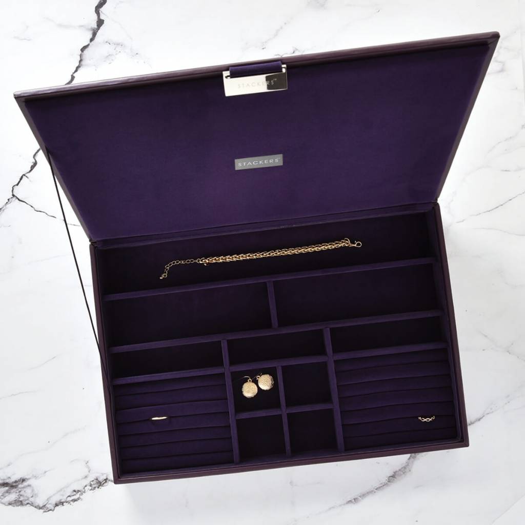Boîte à Bijoux Purple Supersize Couvercle