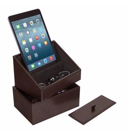 Stackers Chocolate Brown Mini Ensemble Téléphone Titulaire & Boîte de Montre