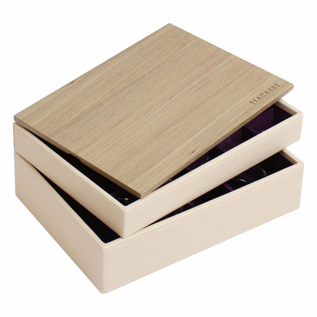 STACKERS Sieradendoos Mink & Grey STACKERS Classic Cream