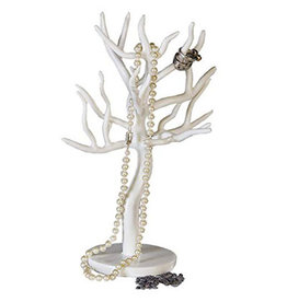 Huiscollectie Arbre à bijoux poly blanc