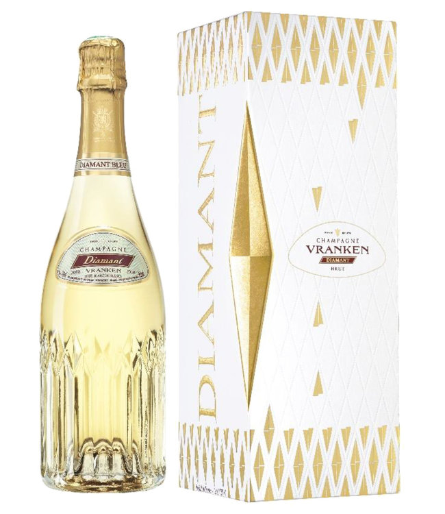 Champagne Vranken Champagne AC Cuvée Diamant Blanc de Blancs in luxe giftbox 2008