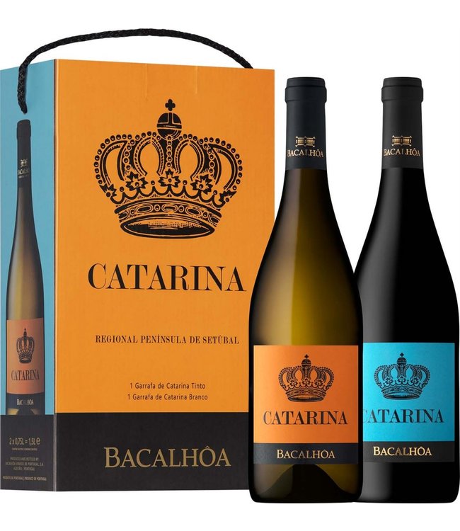 Bacalhôa Catarina Branco 2021 en Tinto 2019  giftpack