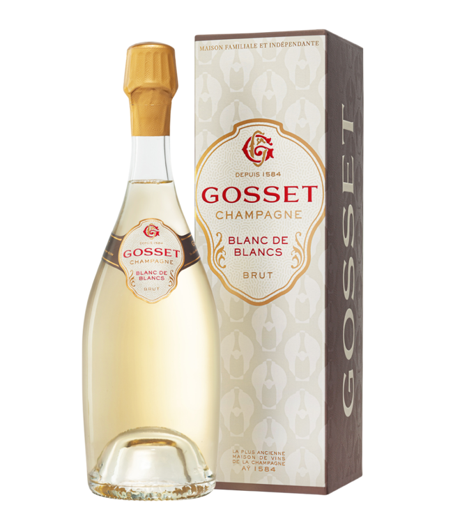 Champagne Gosset Champagne AC Grand Blanc de Blancs Brut in giftbox N.V.