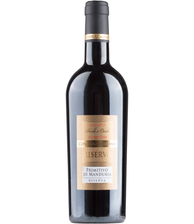 Conte di Campiano Primitivo  di Manduria Riserva 2017