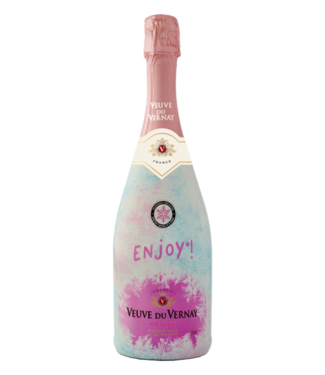 Veuve du Vernay Veuve du Vernay Vin Mousseux ICE Rosé Thermo label   NV