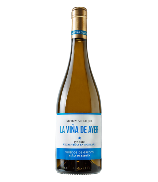 Bodega Soto Manrique Cebreros DOP La Viña de Ayer Albillo Real Blanco   2023