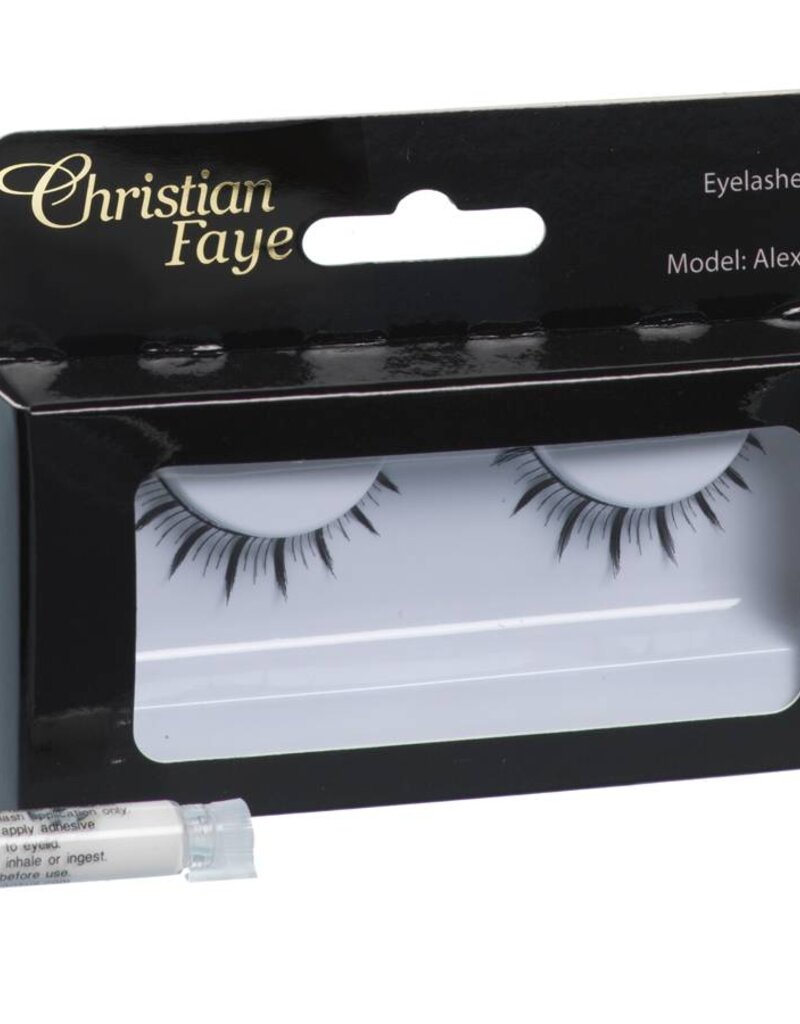 Christian Faye Valse Wimpers met lijm - Alexa, nepwimpers