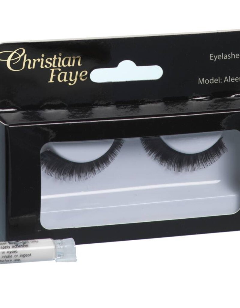 Christian Faye Valse Wimpers met lijm - Aleen, nepwimpers