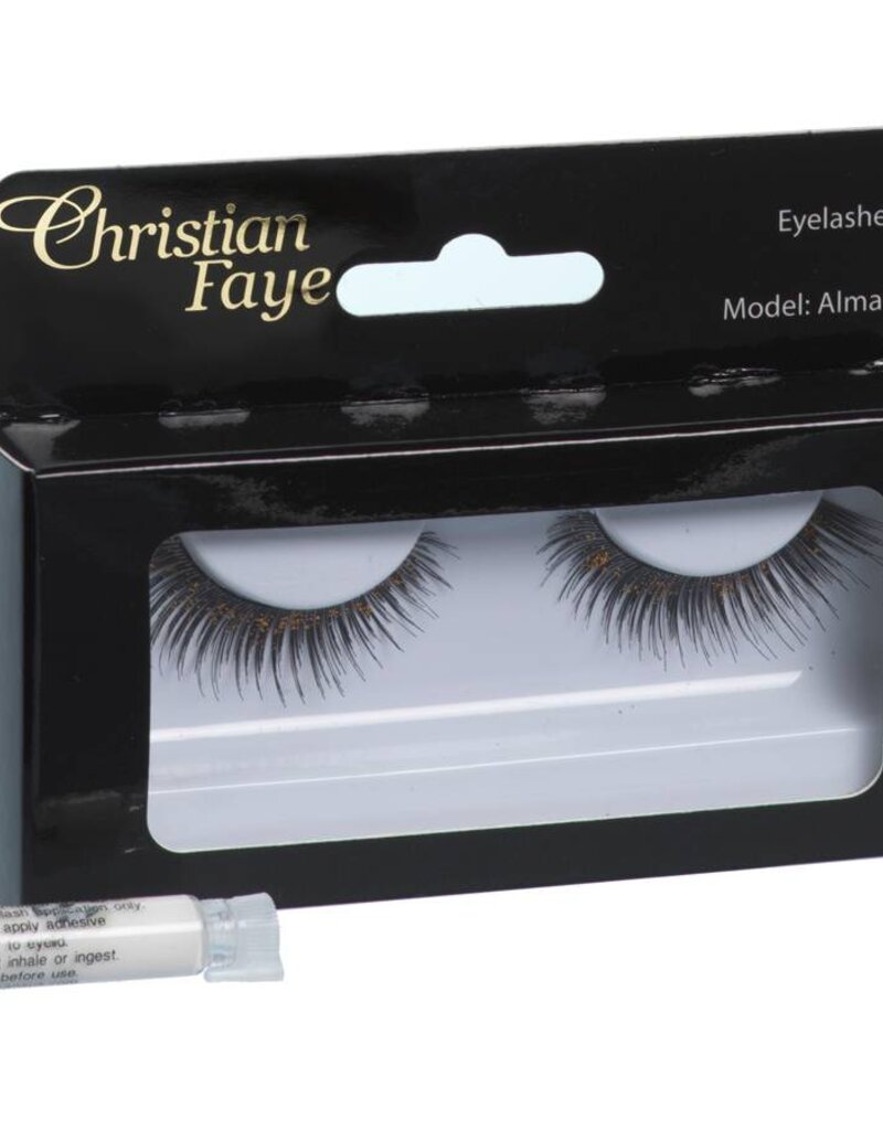 Christian Faye Valse Wimpers met lijm - Almah, nepwimpers