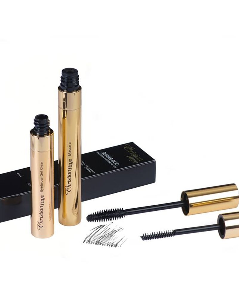 Christian Faye Duo Mascara & Wenkbrauwgel Clear Set