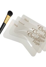 Christian Faye Wenkbrauwpoeder kwast/ sjablonen set