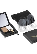 Christian Faye Wenkbrauwpoeder DUO Highlighter set, compleet met sjablonen en kwast - Light