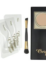 Christian Faye Wenkbrauwpoeder set, compleet met sjablonen en kwast - Taupe