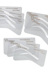 Christian Faye Wenkbrauw sjablonen set Mysterious/Seductive/Sophisticated