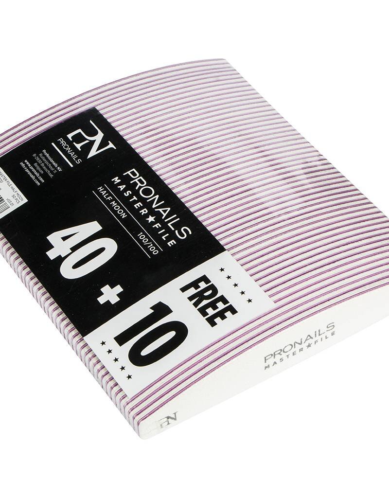 Pronails Master File Half Moon 100/100