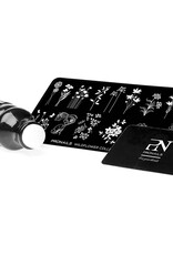 Pronails Stamping Plate Wildflowers + Scraper
