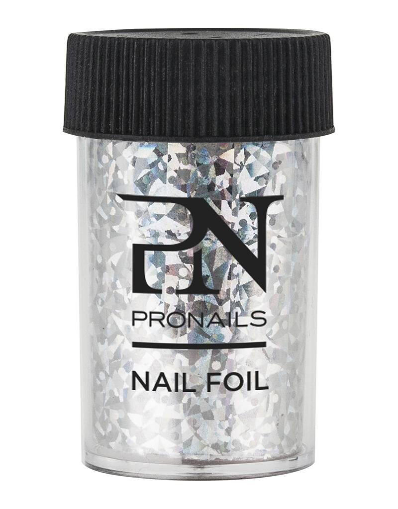 Pronails Nail Foil Scattered Silver 1.5 m