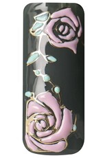 Pronails Nail Stickers Blooming Bouquet Gold