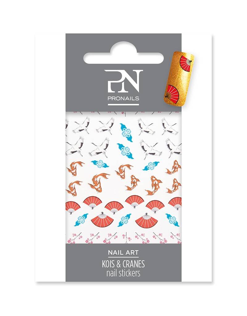 Pronails Nail Stickers Kois & Cranes