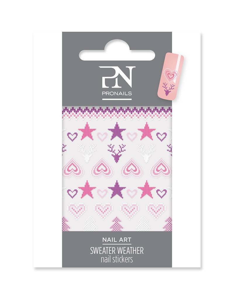 Pronails Nail Stickers Sweater Weather
