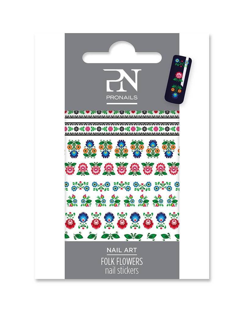 Pronails Nail Stickers Folk Flowers