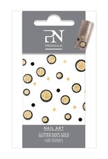 Pronails Nail Stickers Glitter Dots Gold