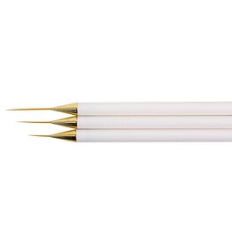 Pronails Slim Brushes - Set of 3 Lengths