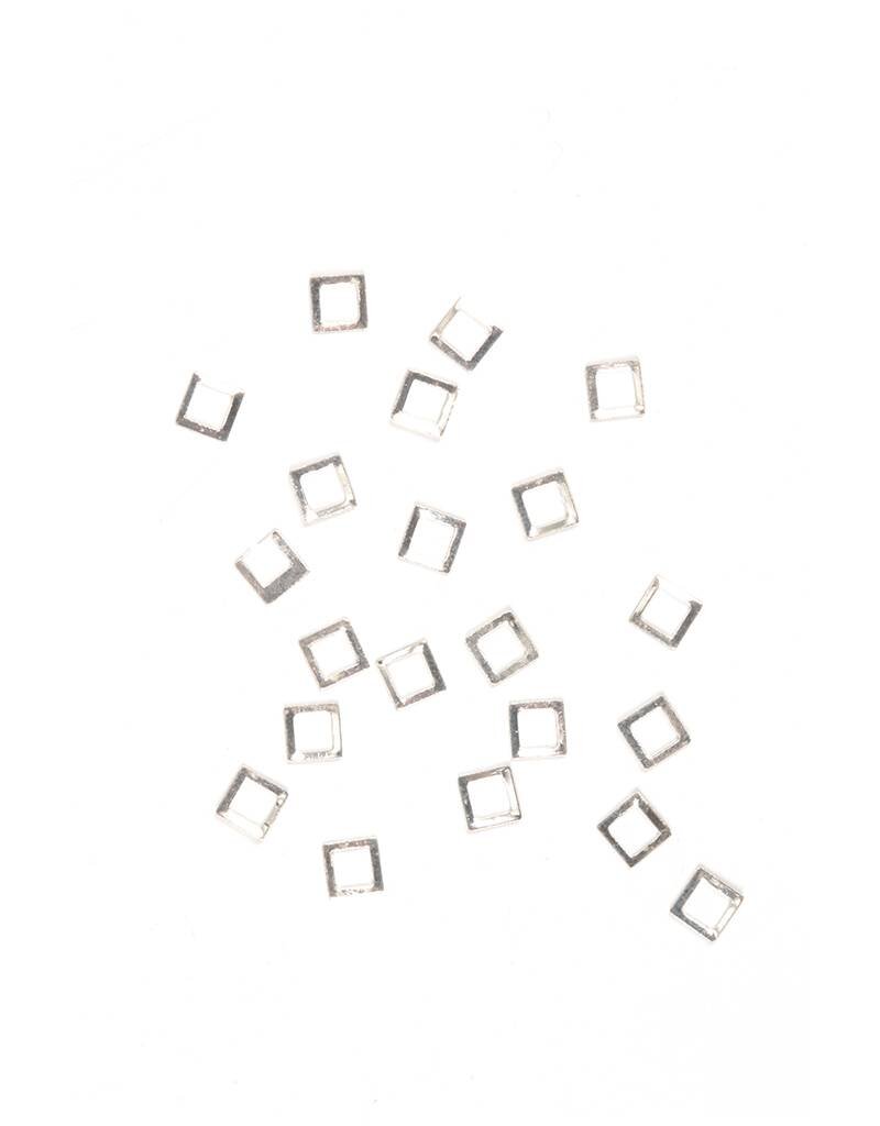 Pronails Silver Frames 25 pcs