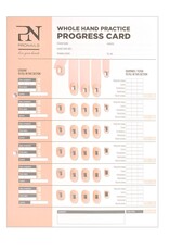 Pronails Whole Hand Practice Progress Card