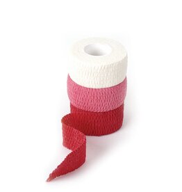 Pronails Finger Wraps White/Pink/Red 3 rolls