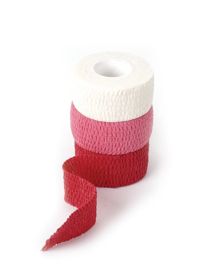 Pronails Finger Wraps White/Pink/Red 3 rolls