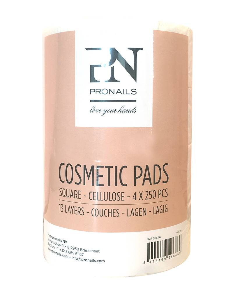 Pronails Cosmetic Pads Square 4 x 250 pcs