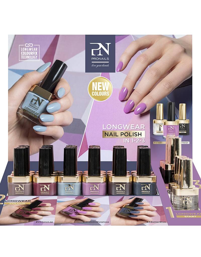 Pronails PN LongWear Shape Your Future Display 24 pcs