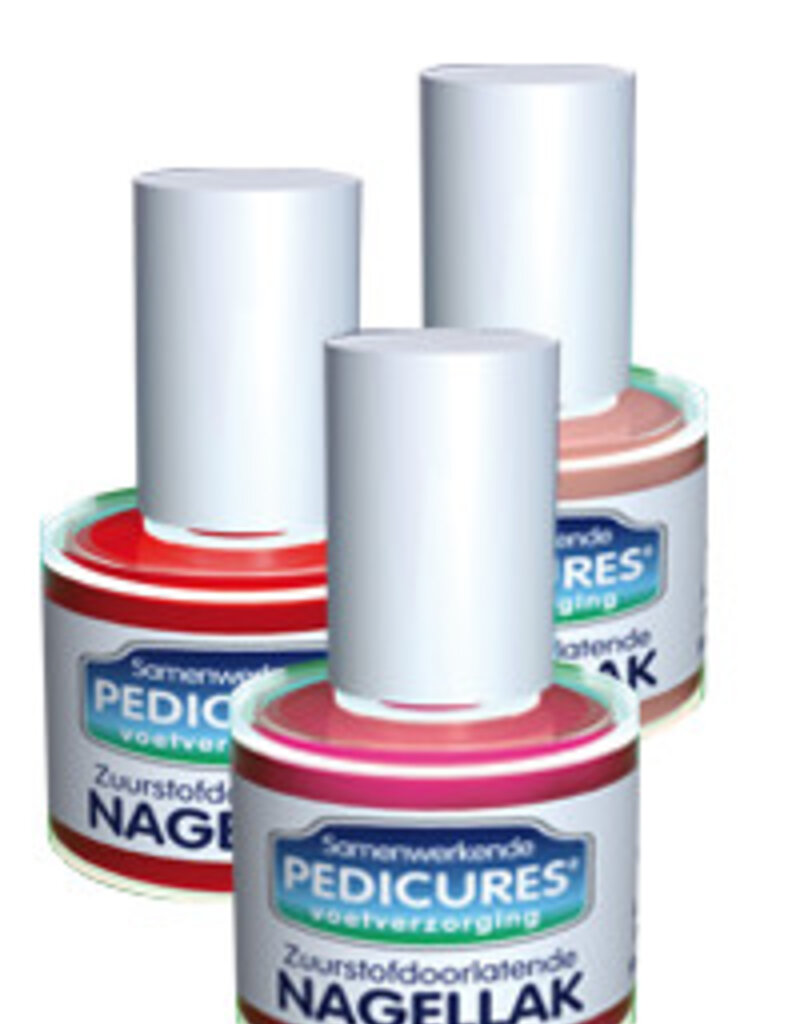 Samenwerkende Pedicures Zuurstofdoorlatende Nagellak